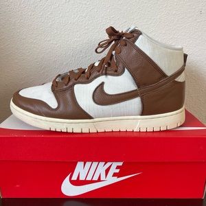 Nike Dunk High Retro Premium Certified Fresh Pecan DQ8800-200 Men's Size 11.5